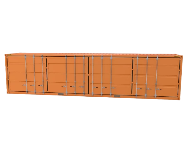 Container con abertura lateral 40pies  HC Open Side con 2 puertas - Imagen 2