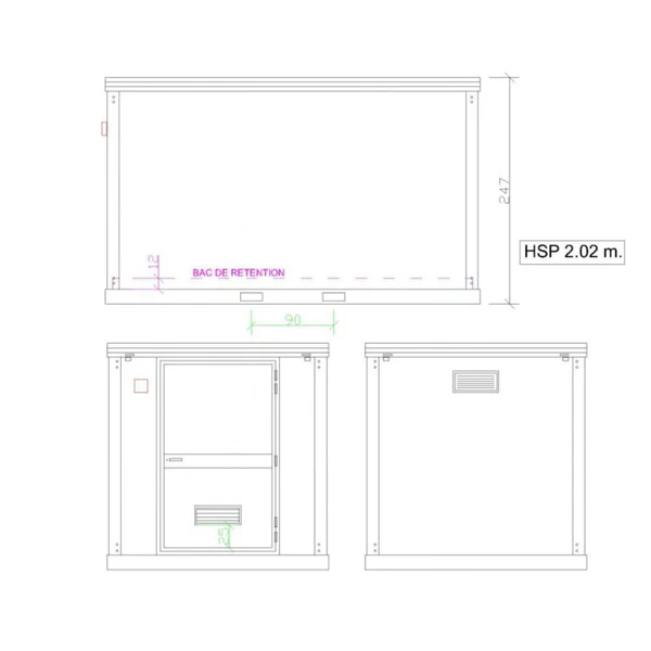 Nuevo bungalow de almacenamiento de 4M para productos fitosanitarios - Imagen 7