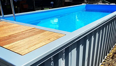 CONTENEDOR PISCINA 20 PIES SEMI-ENTERRADA - Imagen 3