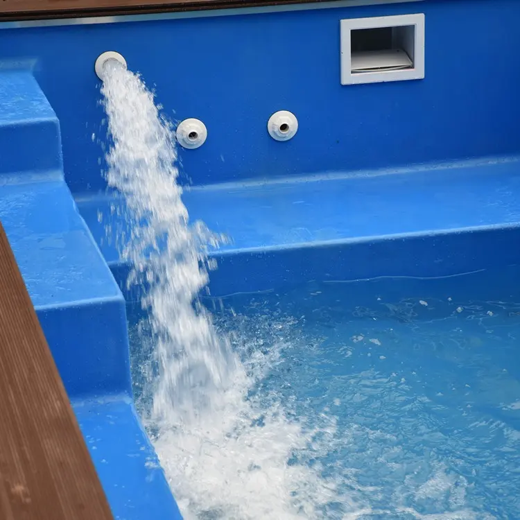 Contenedor de piscina SP02 de 11,8 m con revestimiento de fibra de vidrio - Imagen 4