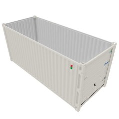 Contenedor De Almacenamiento De 20 Pies Con Apertura De Puerta Seccional De Garaje - Imagen 3