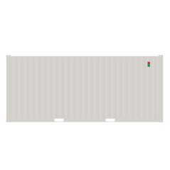 Contenedor De Almacenamiento De 20 Pies Con Apertura De Puerta Seccional De Garaje - Imagen 2