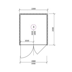 Nuevo Contenedor De Almacenamiento De 8 Pies - Imagen 3